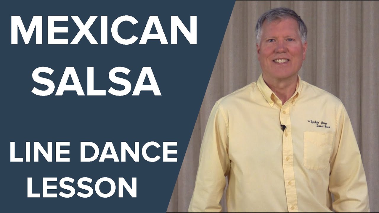 Mexican Salsa Line Dance Lesson YouTube