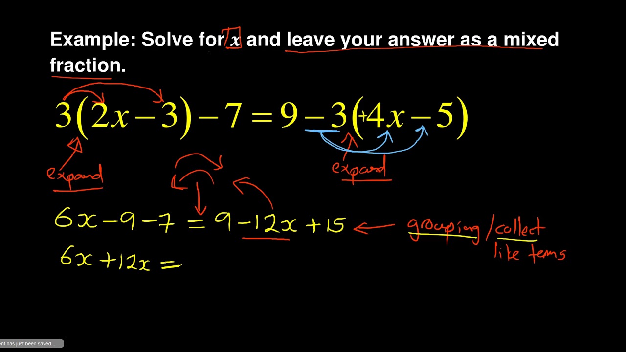 Algebra Solving For X Part 2 Mathematics N1 Algebra YouTube Algebra Solving For X Part 2 Mathematics N1 Algebra YouTube