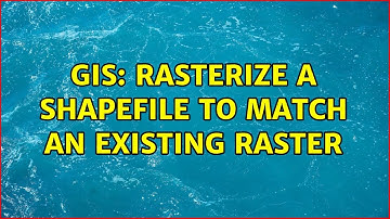 GIS: Rasterize a shapefile to match an existing raster (2 Solutions!!)