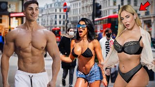 When Women Can&#39;t Avoid Staring At Bodybuilders In Public 😯