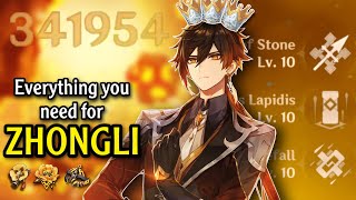 Zhongli WILL NOT leave your team with these builds! | Ultimate guide & showcase | Genshin Impact