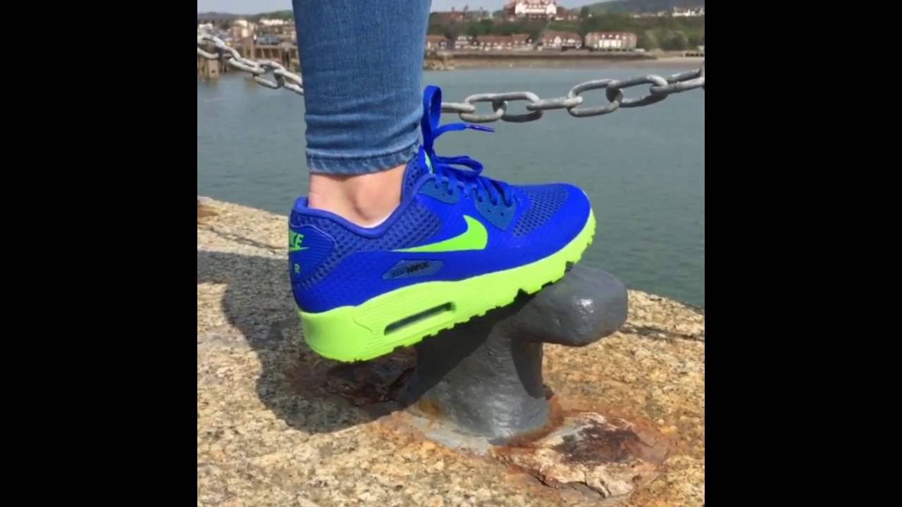 nike air max 90 blue green