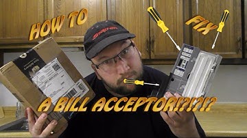 how to change a bill acceptor on a snack machine