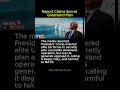 Report Claims Secret Greenland Plan