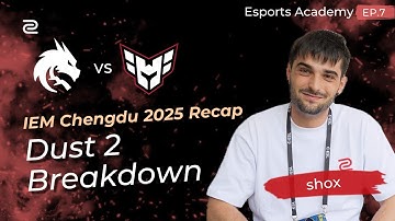 CS2: Spirit vs Heroic on Dust 2 - IEM Chengdu 2025 - shox Esports Academy Ep.7