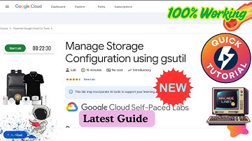 Manage Storage Configuration using gsutil | Essential Google Cloud CLI Tools | #qwiklabs #arcade