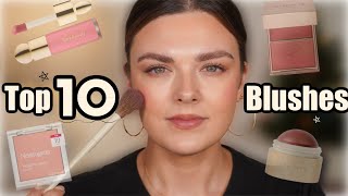 My Top 10 Blushes & RANKING Them!