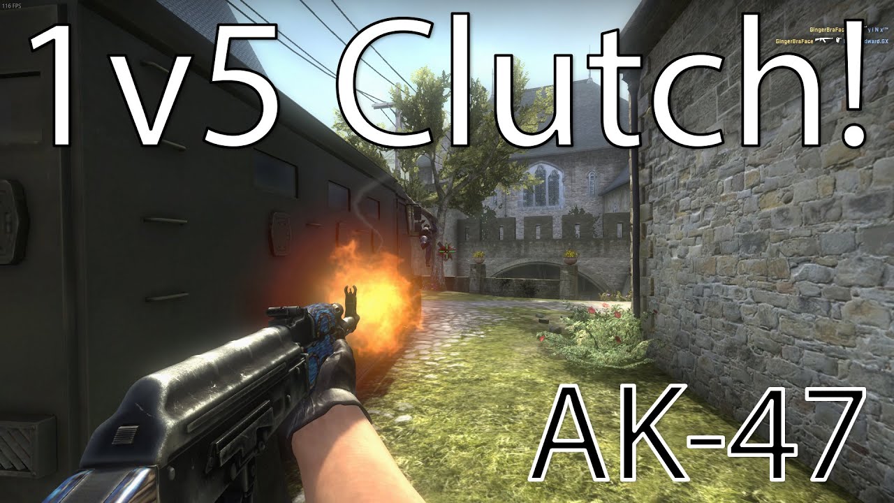 1v5 Clutch Dank Skillz (CS:GO)