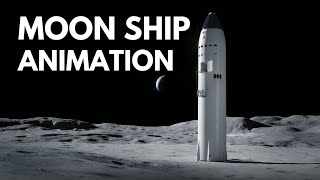 SpaceX Lunar Animation