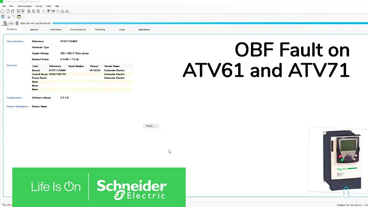 OBF Fault on ATV61 and ATV71 | Schneider Electric Support