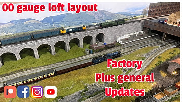 Model railway layout update - New Factory & update