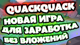 QuackQuack новая игра для заработка без вложений