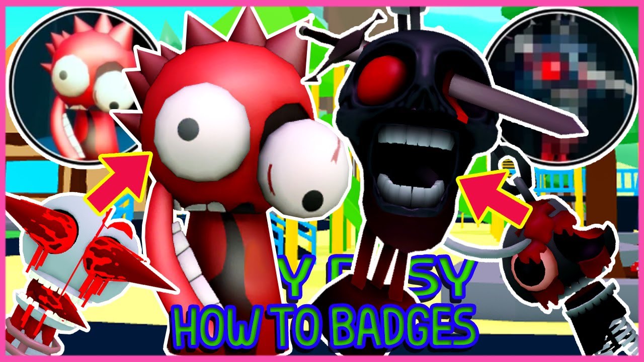 Roblox - How to get  Raddy  Phase 6 And Raddy Pyramixed Badges in 3D SPRUNKI SIM