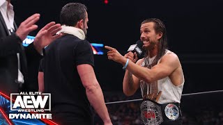 Why Did Roderick Strong & The Kingdom Confront Roh World Tag Champ Adam Cole? 83023 Aew Dynamite
