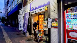 朝６時から爆速提供ラーメンをかっくらう労働者殺到の朝ラーメンがスゴかった。