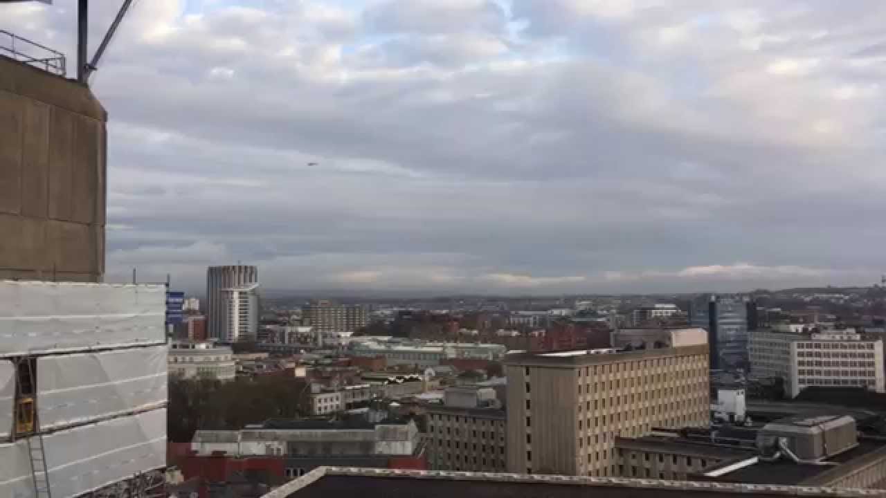 Medical Helicopters landing at Bristol Royal Infirmary. YouTube