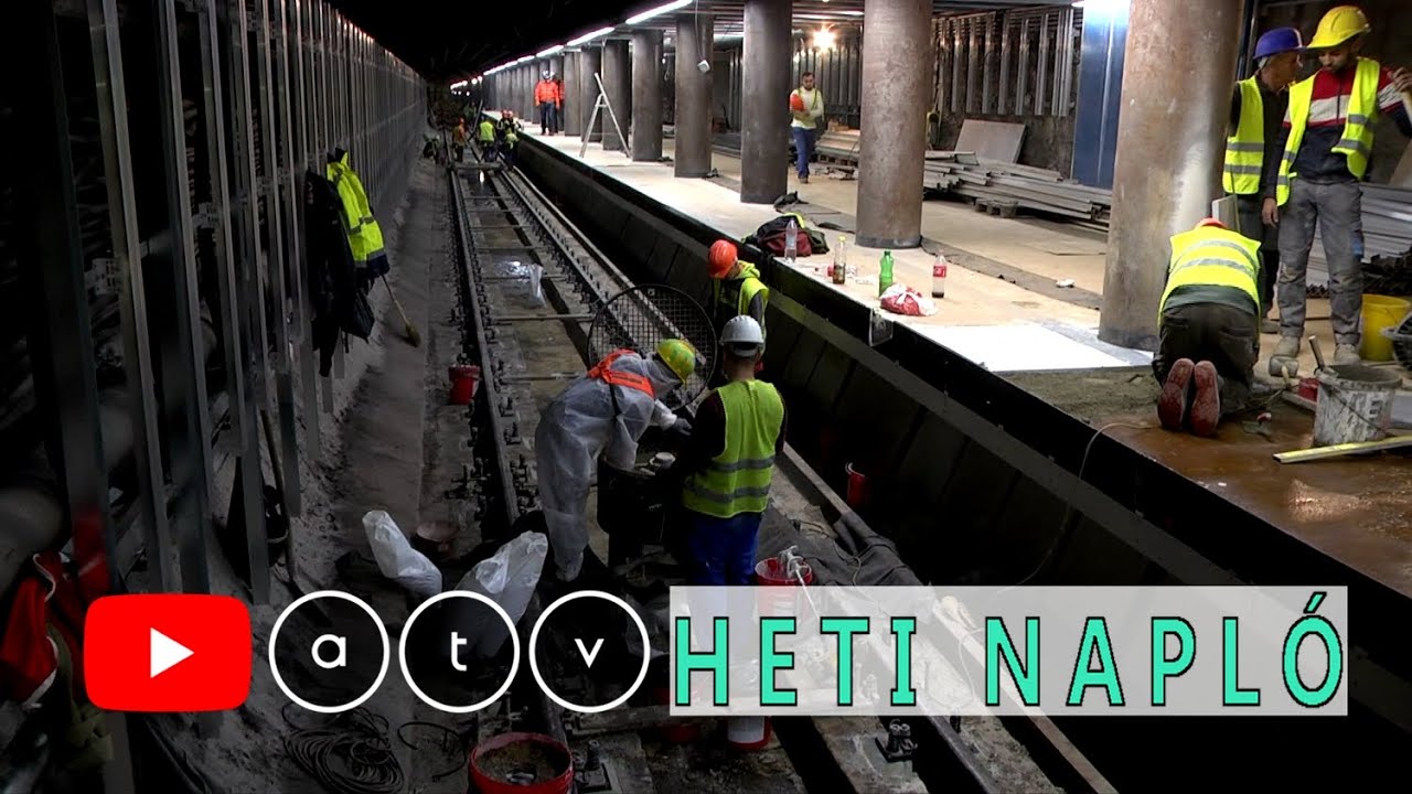 A mélység titkai! Megnéztük, hogy halad az 3-as metró felújítása - YouTube