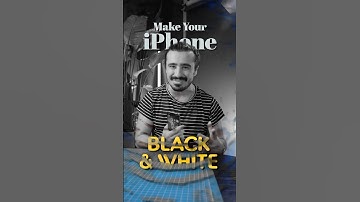 SIMPLE Grayscale Display Shortcut for iPhone, NEW B&W Mode