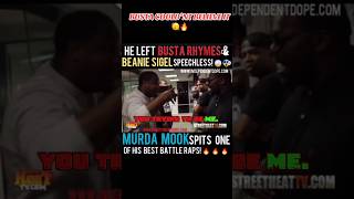 MURDA MOOK FREESTYLE in front of BUSTA 😤🔥🧑🏾🚒🧯 #rapbattle #performance #viral #fyp #murdamook