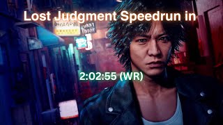 Lost Judgment Speedrun in 2:02:55 (WR)