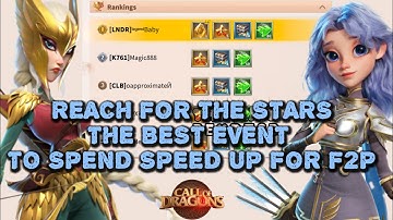 THE BEST EVENTS FOR F2P PLAYER‼️Call of Dragons Game