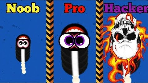 WormsZone.io Noob vs Pro vs Hacker - Skin Sausage