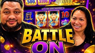 WE BATTLE EACHOTHER - whoโs got the luckier spins