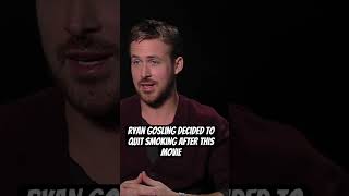 No more cigarettes‼️Ryan Gosling used to smoke and quit after Gangster Squad #shorts #ryangosling