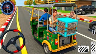 Tuk Tuk Rickshaw Driving: Modern City Rickshaw Traffic Simulator Game! Android Gameplay screenshot 4