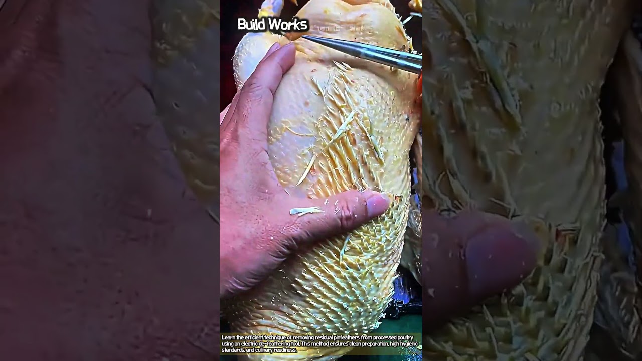 Watch The Most Satisfying Pinfeather Removal You Will See Today #worker #process #satisfying on YouTube Watch The Most Satisfying Pinfeather Removal You Will See Today #worker #process #satisfying on YouTube