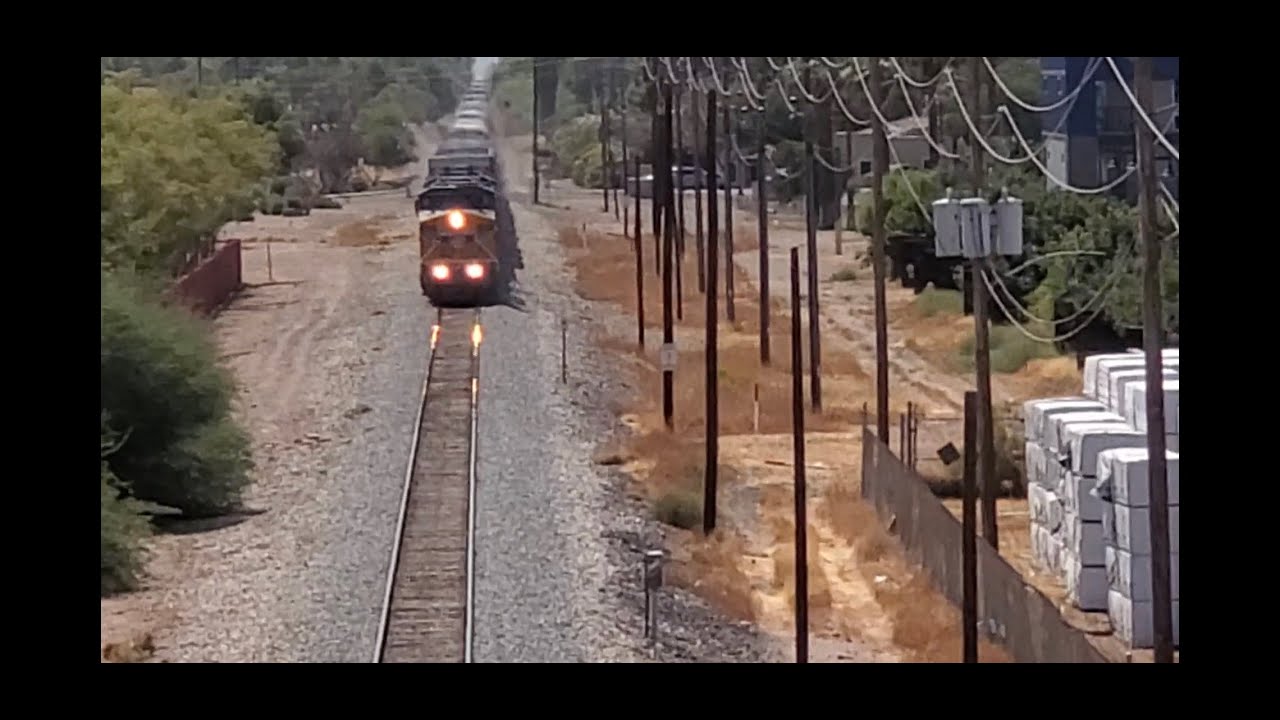500 Subscriber Special! Above the Train! UP 6741 passing under the ...