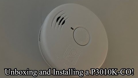 Unboxing and Installing a P3010K-CO Smoke and Carbon alarm! (FIRST SMOKE ALARM VIDEO!)