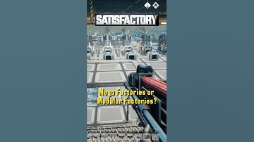 Is It Better to Build Mega Factories or Modular Factories in Satisfactory 1.0? #shorts #satisfactory