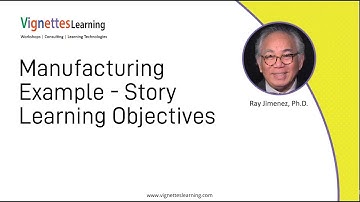 Story-based eLearning Idea: Manufacturing Example - Story Learning Objectives