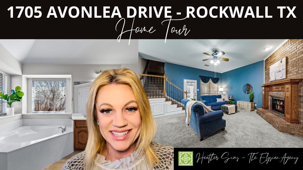 Home For Sale in Rockwall 1705 Avonlea Drive Heather Kinder Sims