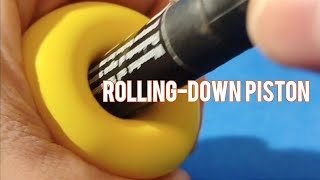 Rolling-down diaphragm Piston - Idea and Tutorial for Stirling Engine