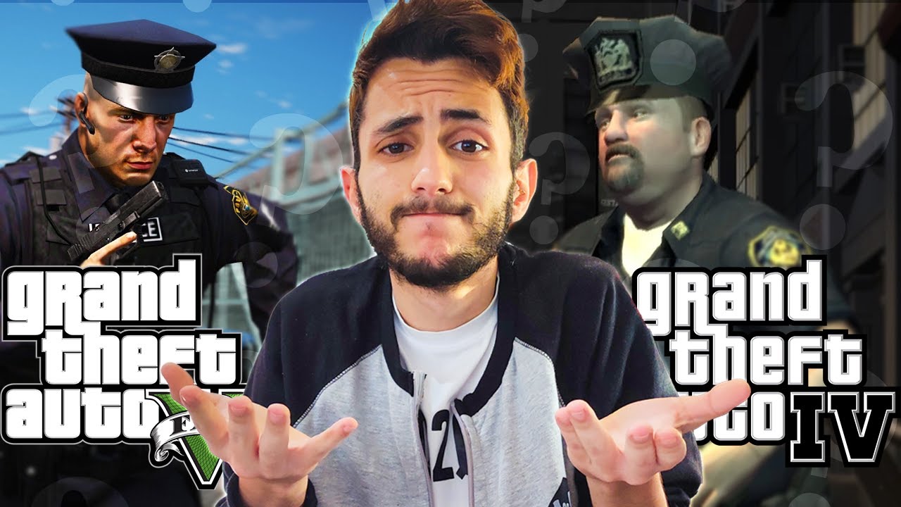 איזה משטרה יותר ריאליסטית? (GTA V נגד GTA IV)