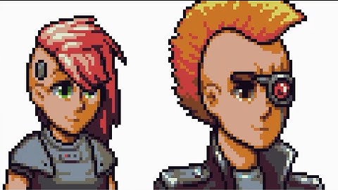 Cyberpunk NPC portraits - Towards the Pantheon speed art