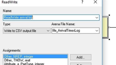Arena Simulation v15 - New Feature - Write CSV Output File