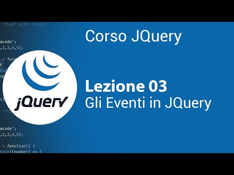 Video: Che cos'è un evento in jQuery?