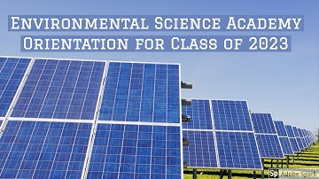 Environmental Science Orientation Night 10/30/2018