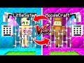 BOY vs GIRL SWAPPED PRISON LIFE in Minecraft! (Brother vs Sister)