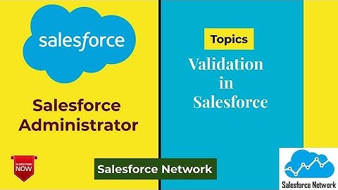 Validation rule in Salesforce, How to create Validation rule in Salesforce