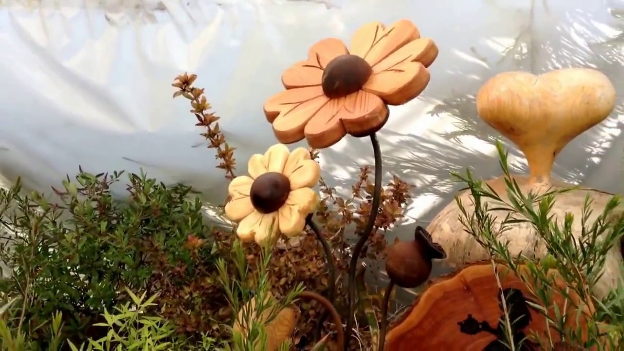 Unique Wooden Flowers