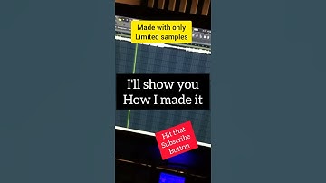 Made a song with limited samples | FL Studio #shorts #youtubeshorts