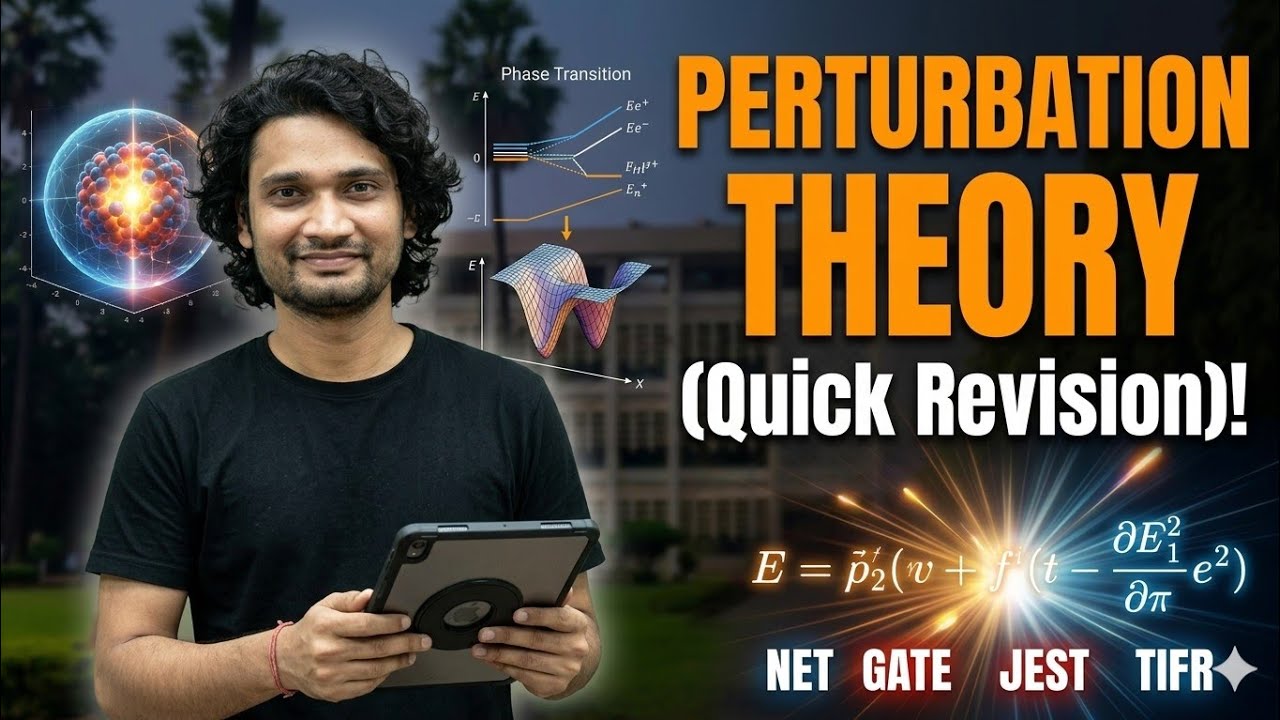 Perturbation Theory| Quantum Mechanics (Important Results)|| GATE NET ...