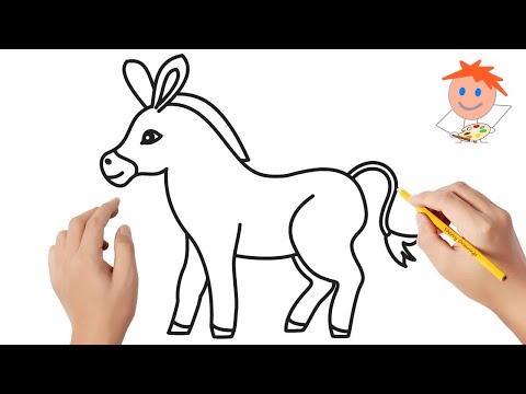 Video: Cum Să Desenezi Un Măgar