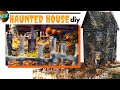 MINI HAUNTED HOUSE DIY | Building Haunted Model | DIY HALLOWEEN DECOR | Inspired Fall DIY Challenge