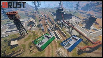 Rust Monument Puzzles - Trainyard Green and Blue Access