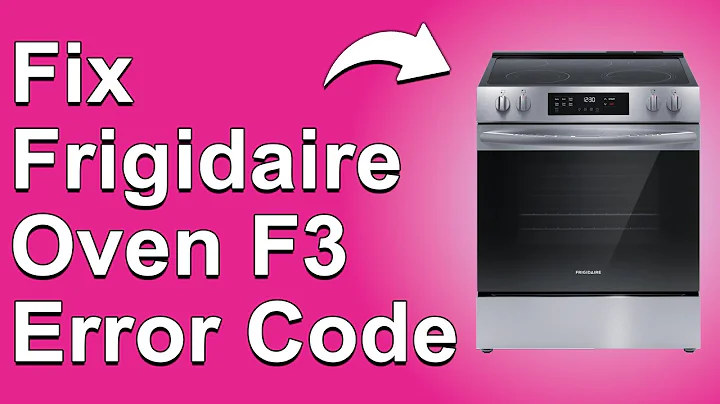 Frigidaire Oven F3 Error Code (Problem With Temperature Sensor - Best Way To Troubleshoot Error F3!)